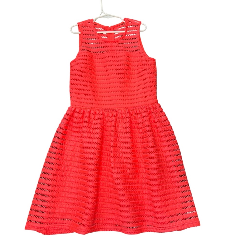 Penelope Tree - Girls Coral Flare Dress Sz 12